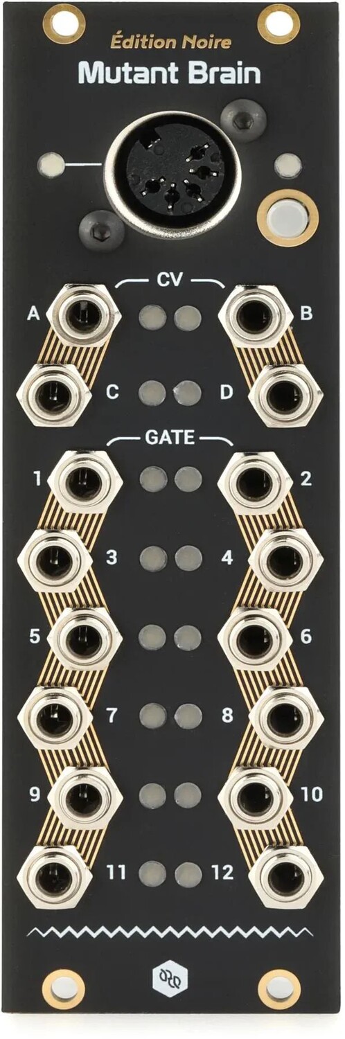 

Erica Synths Mutant Brain 16-выходный модуль MIDI to CV/Gate Eurorack