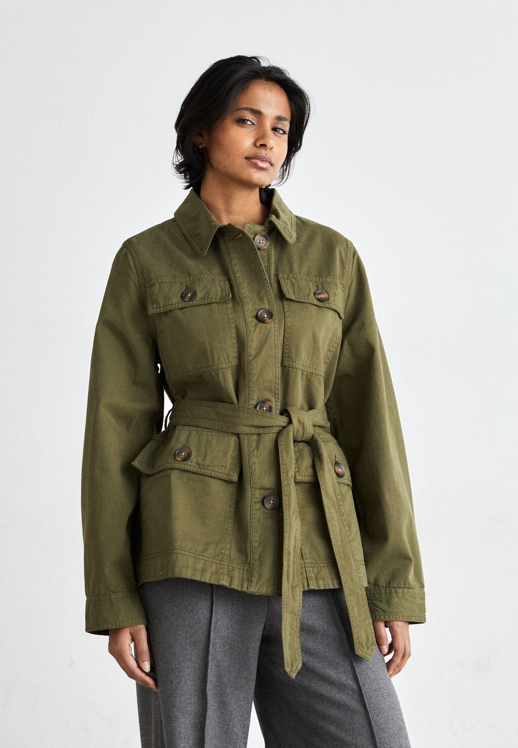 

Джинсовая куртка TILLY CASUAL Barbour, оливковый