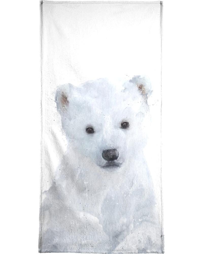 

Полотенце для ванной Juniqe Little Polar Bear, белый