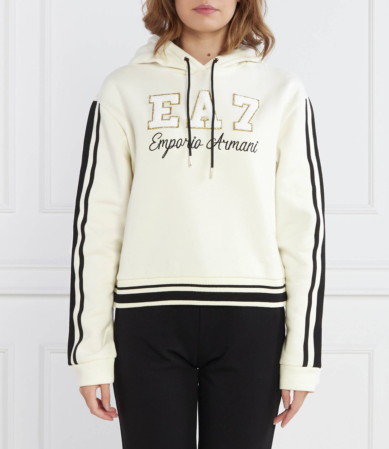 

Толстовка EA7 Regular Fit, кремовый