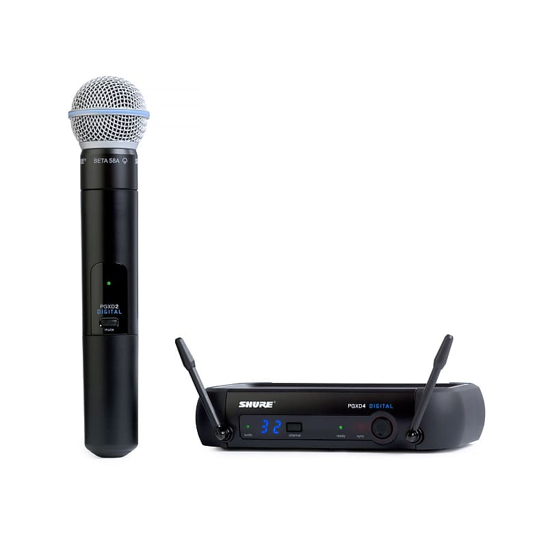Беспроводная система Shure PGXD24/BETA58 Wireless Microphone System with Beta 58A (Band X8: 902 - 928 MHz) прочный кейс для радиомикрофонов shure glxd 4 beta58a
