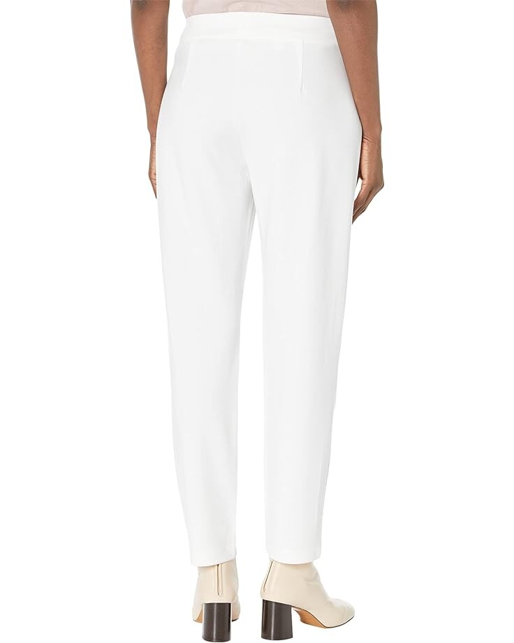

Брюки Eileen Fisher Slim Ankle Pants, слоновая кость