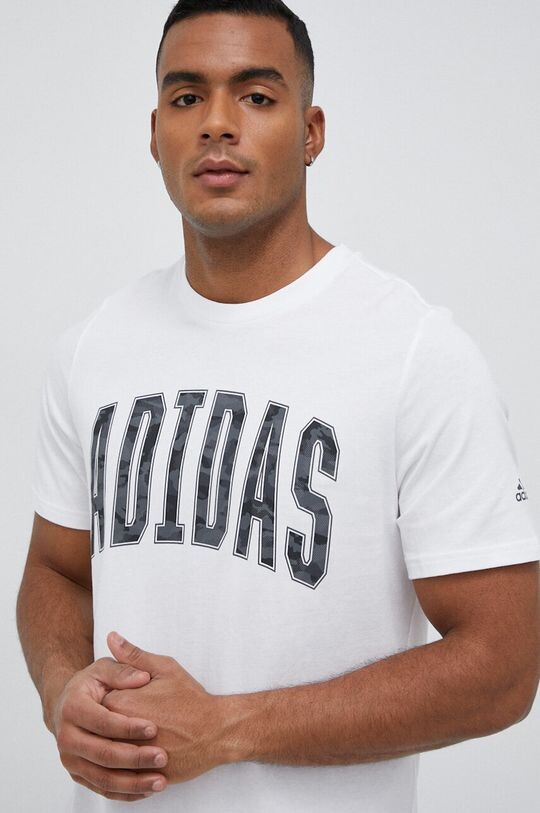 

Футболка Adidas из хлопка adidas, белый