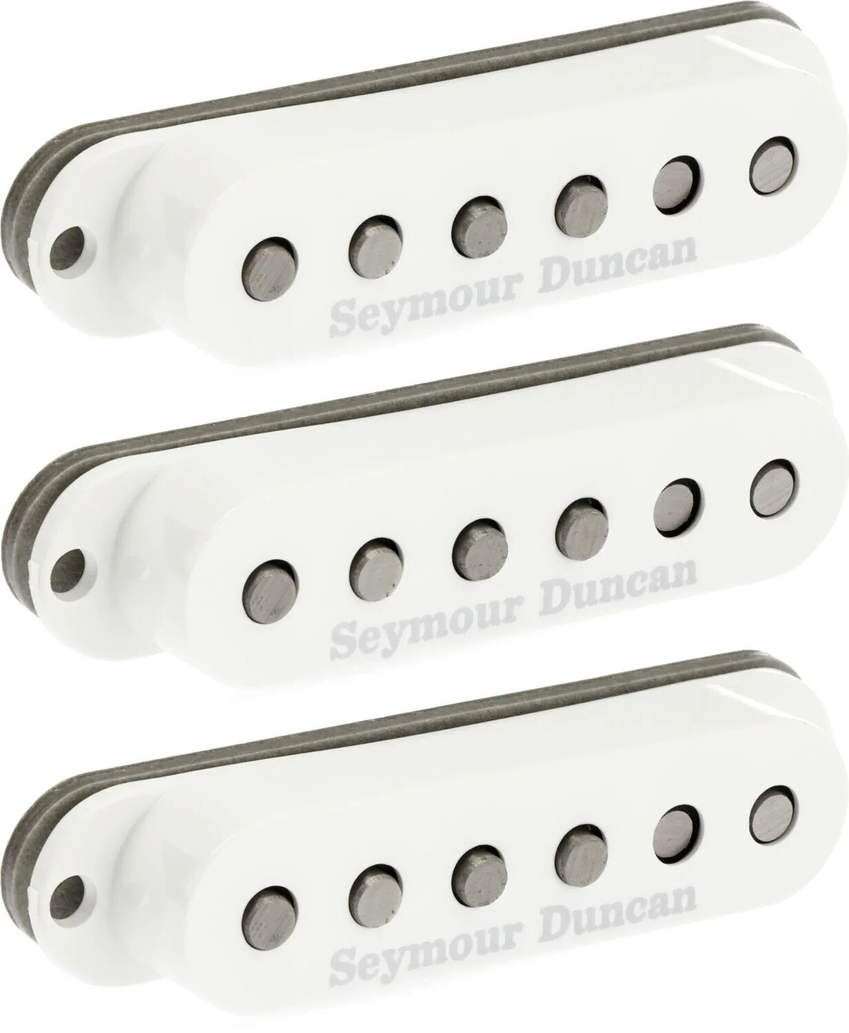 

Набор звукоснимателей Seymour Duncan Psychedelic Strat Single-Coil из трех частей — белый
