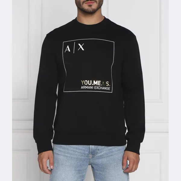 

Толстовка обычного кроя Armani Exchange, черный