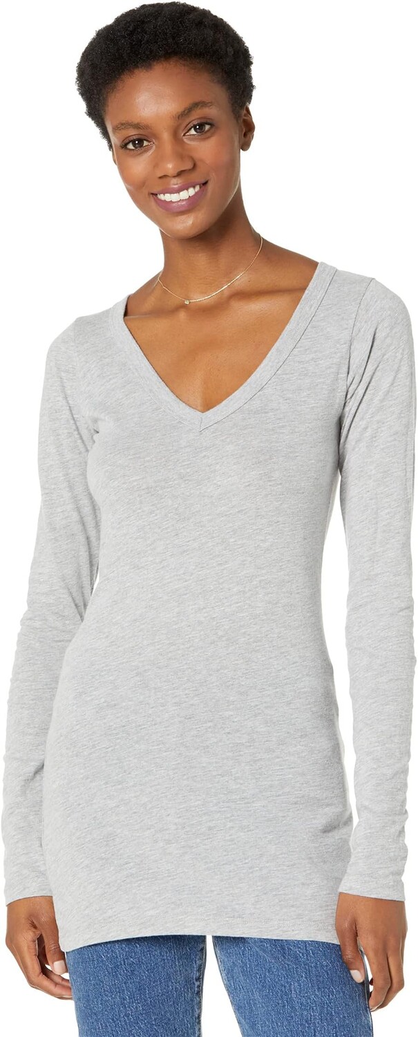

Приталенная футболка с V-образным вырезом LAmade, цвет Heather Grey 1