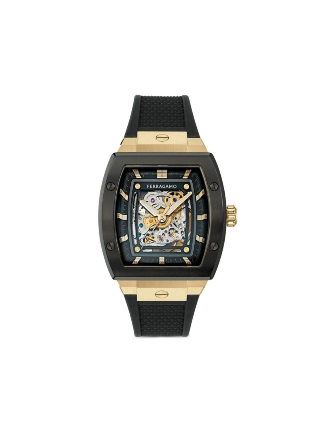 

Ferragamo f-80 Тонно Скелет 42мм, черный
