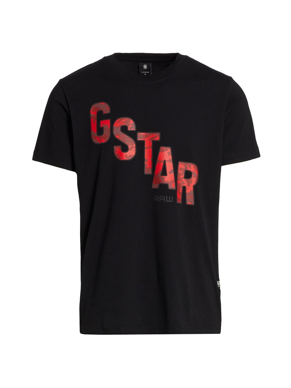 

Хлопковая футболка с логотипом G-Star RAW, черный