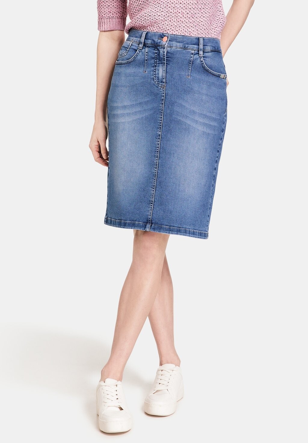 

Джинсовая юбка Gerry Weber, цвет blue denim mit use