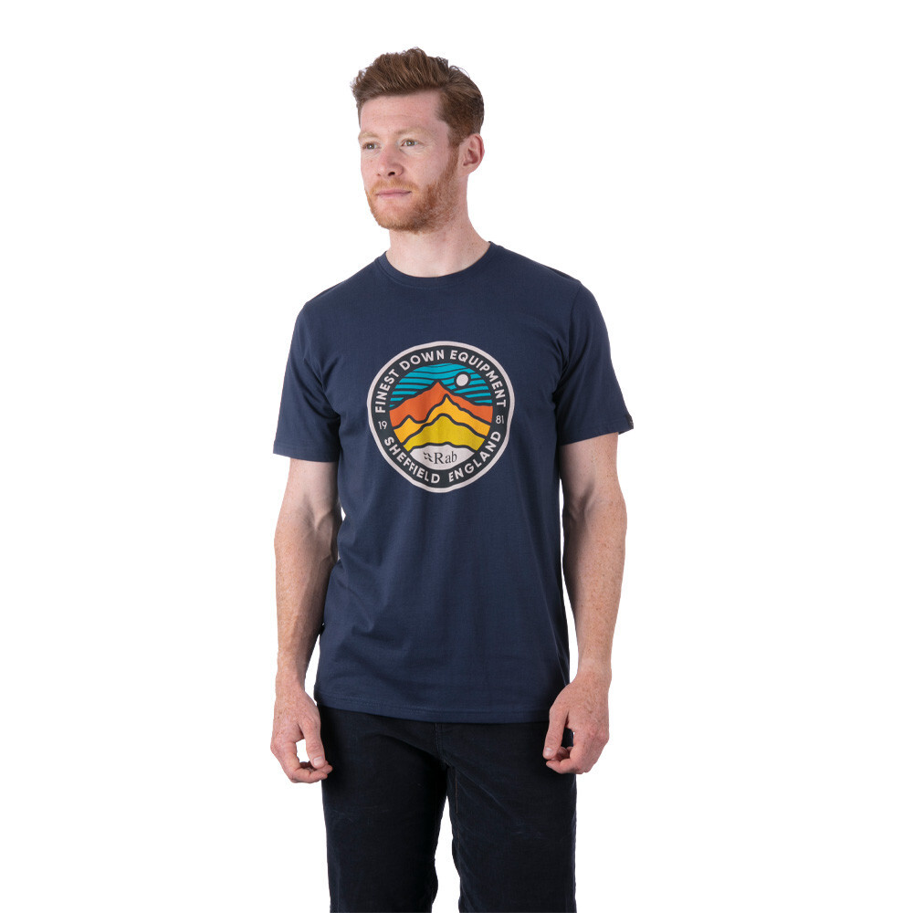 

Спортивная футболка Rab Stance 3 Peaks Organic Cotton, нави синий