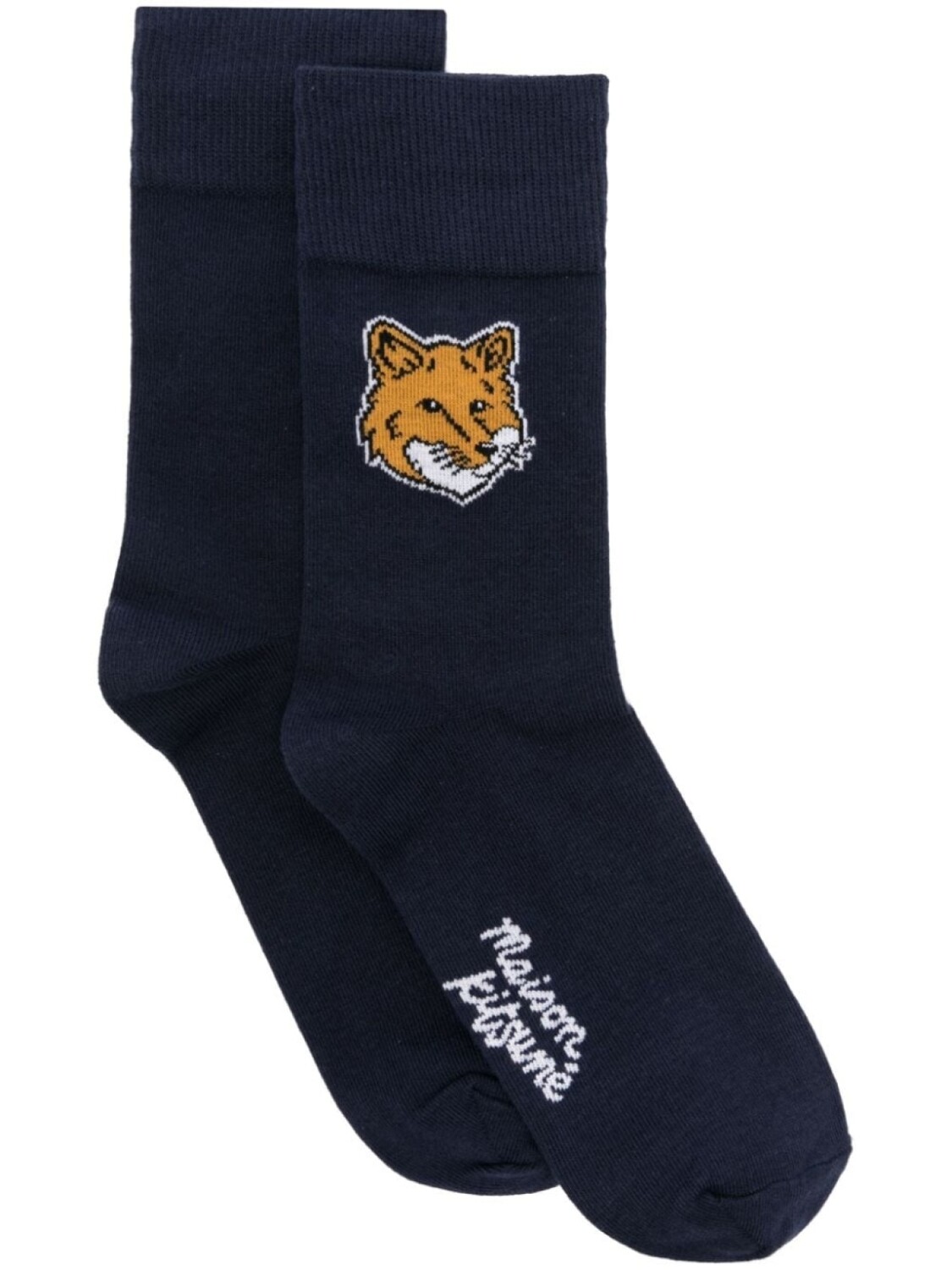 

Maison Kitsuné носки Fox Head, синий