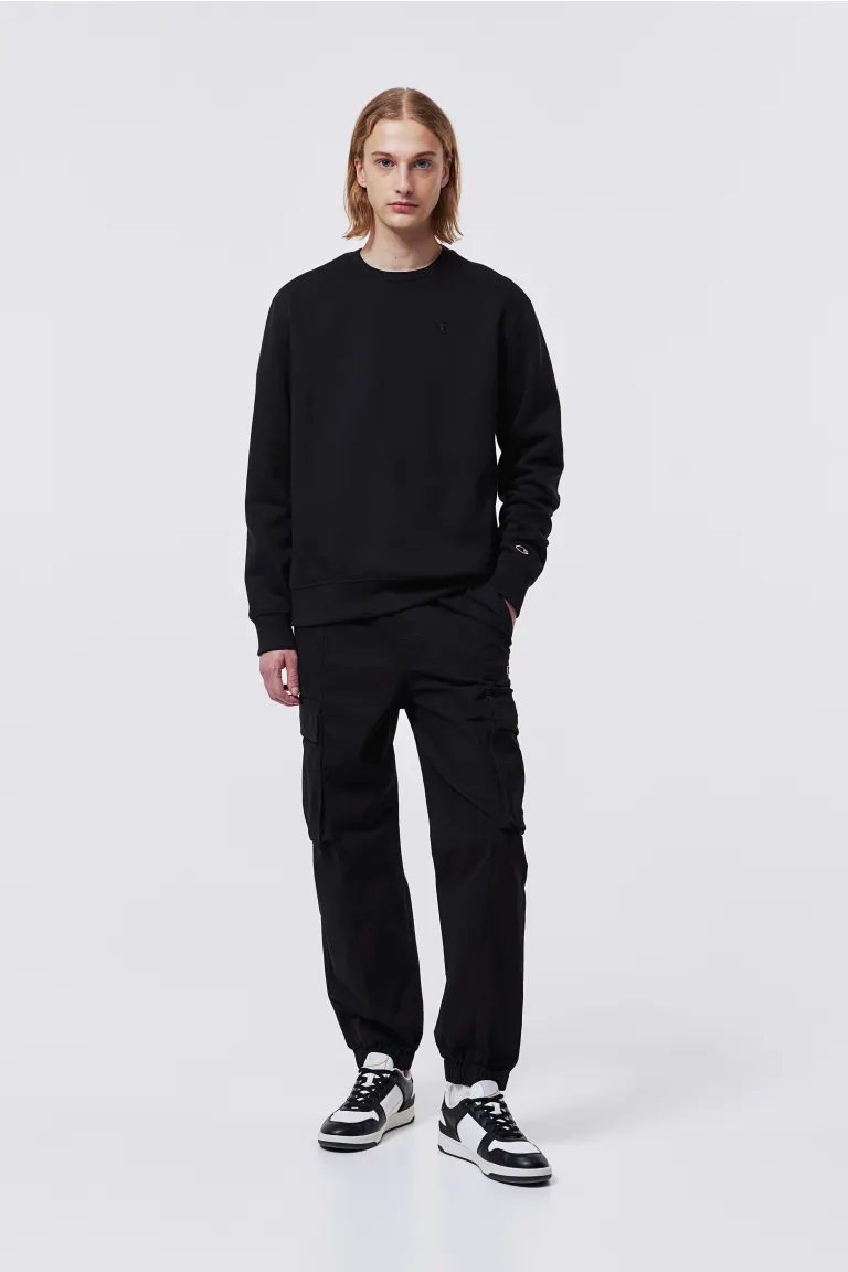 

Толстовка с круглым вырезом H&M, черный
