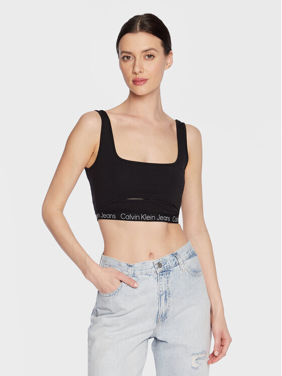 

Верхний бюстгальтер Calvin Klein, черный