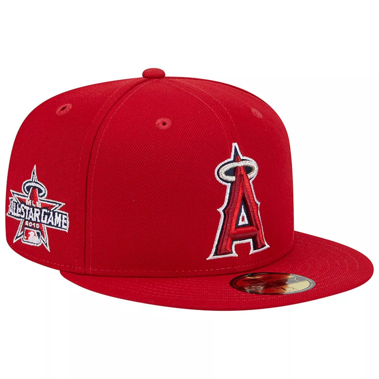 

Мужская облегающая шляпа New Era Red Los Angeles Angels 2010 MLB All-Star Game Team цвета 59FIFTY