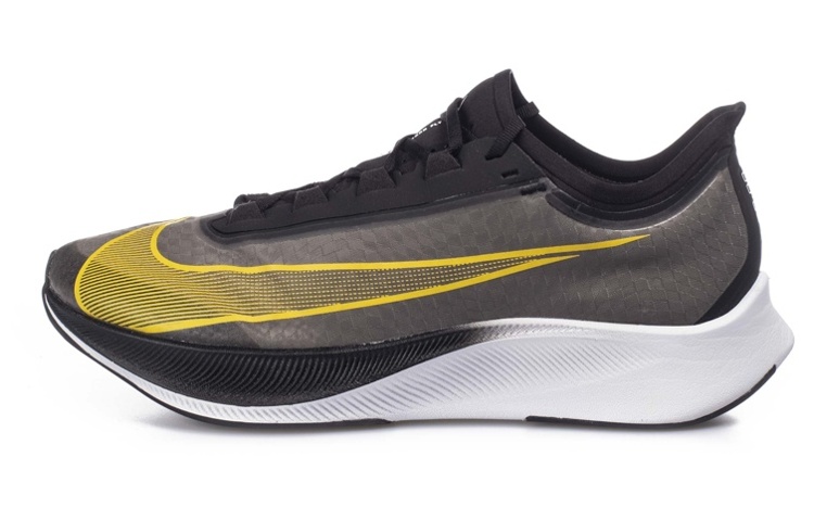 

Мужской Nike Zoom Fly 3 Кроссовки Черный/Опти Желтый