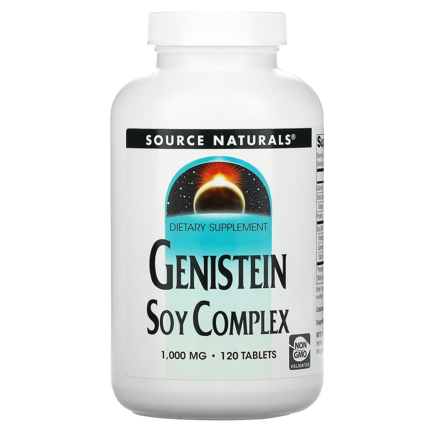 

Генистеин, соевый комплекс, 1000 мг, 120 таблеток, Source Naturals