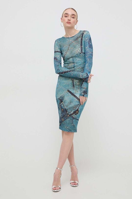 

Платье Versace Jeans Couture, бирюзовый