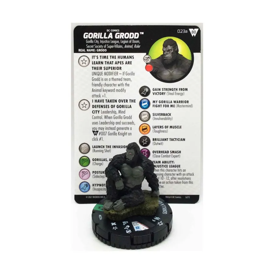 

Горилла Груд (Ю), DC HeroClix - Wonder Woman 80th Anniversary - Singles