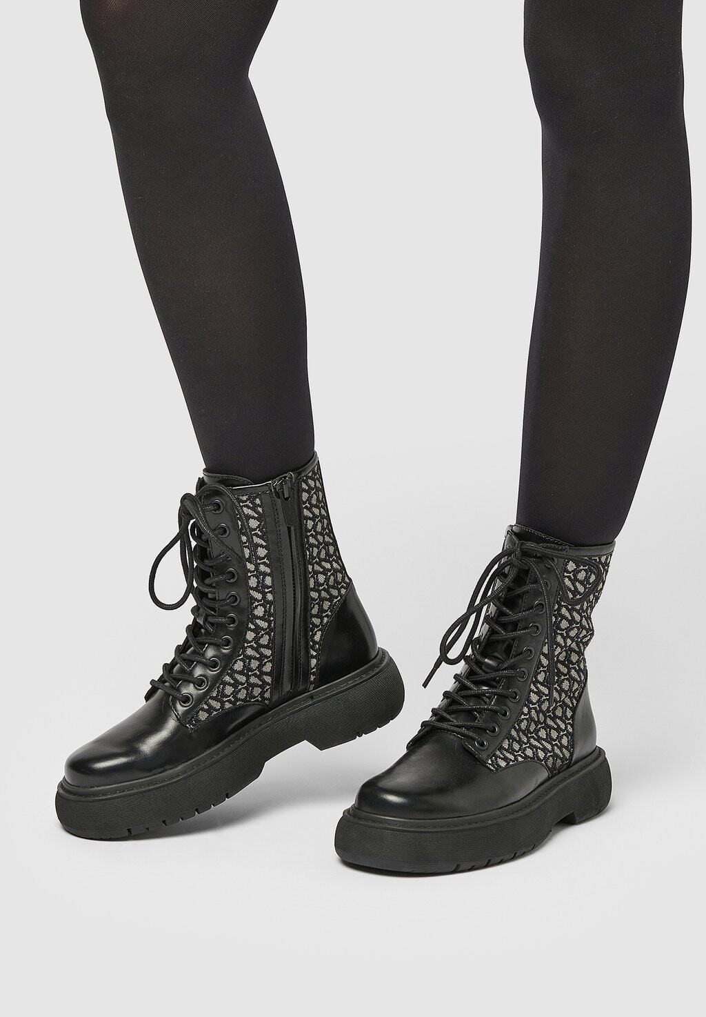 

Ботинки со шнурками Pepe Jeans YOKO JACQUARD, черный