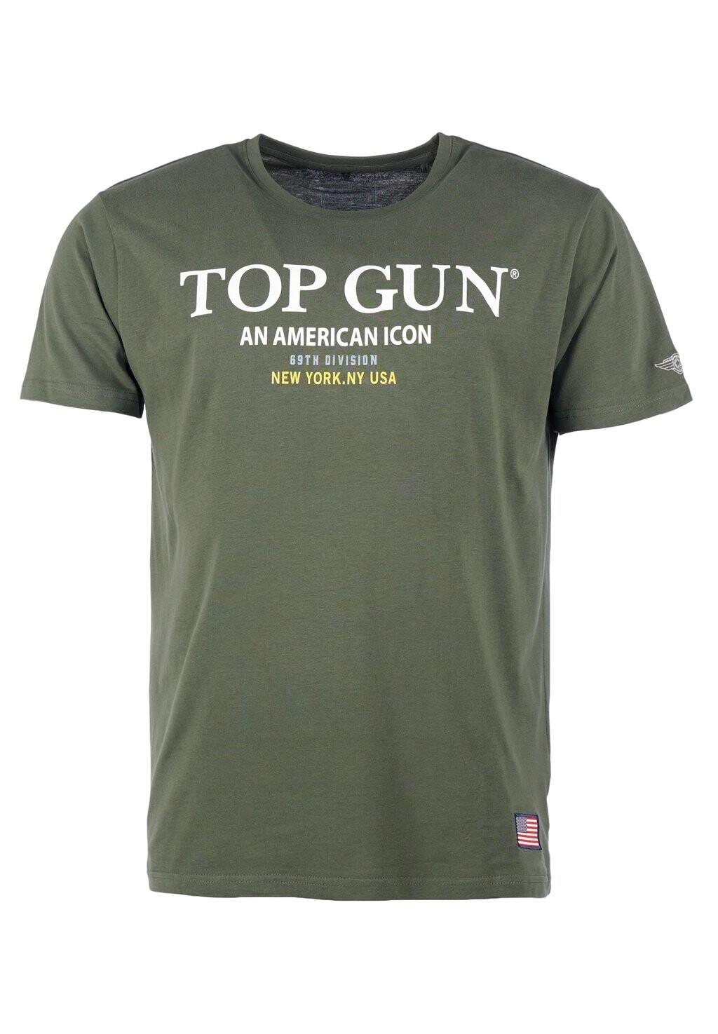 

Футболка с принтом TOP GUN, оливковый