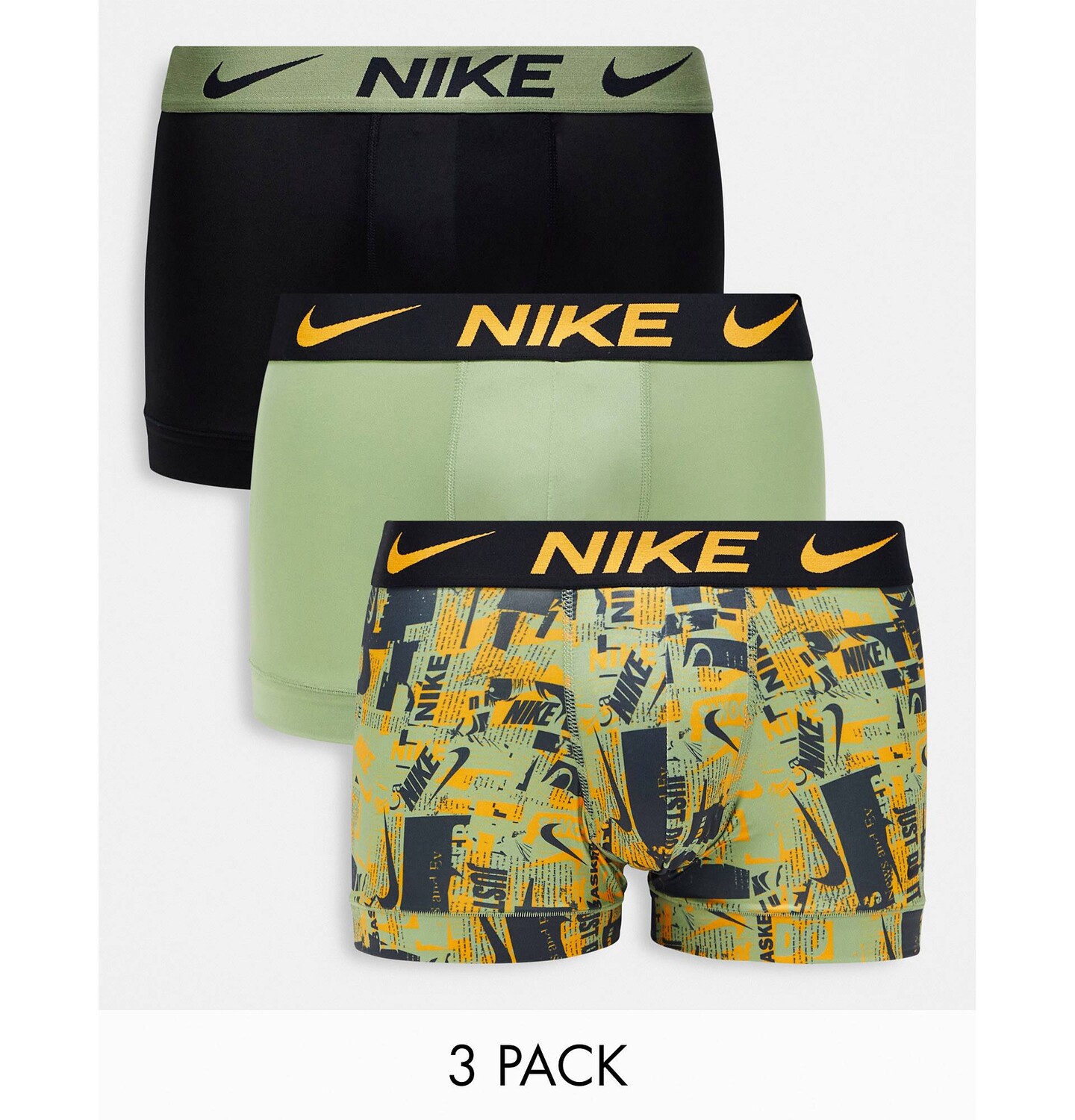 

3 штаны Nike Dri-Fit из микрофибры с принтом граффити