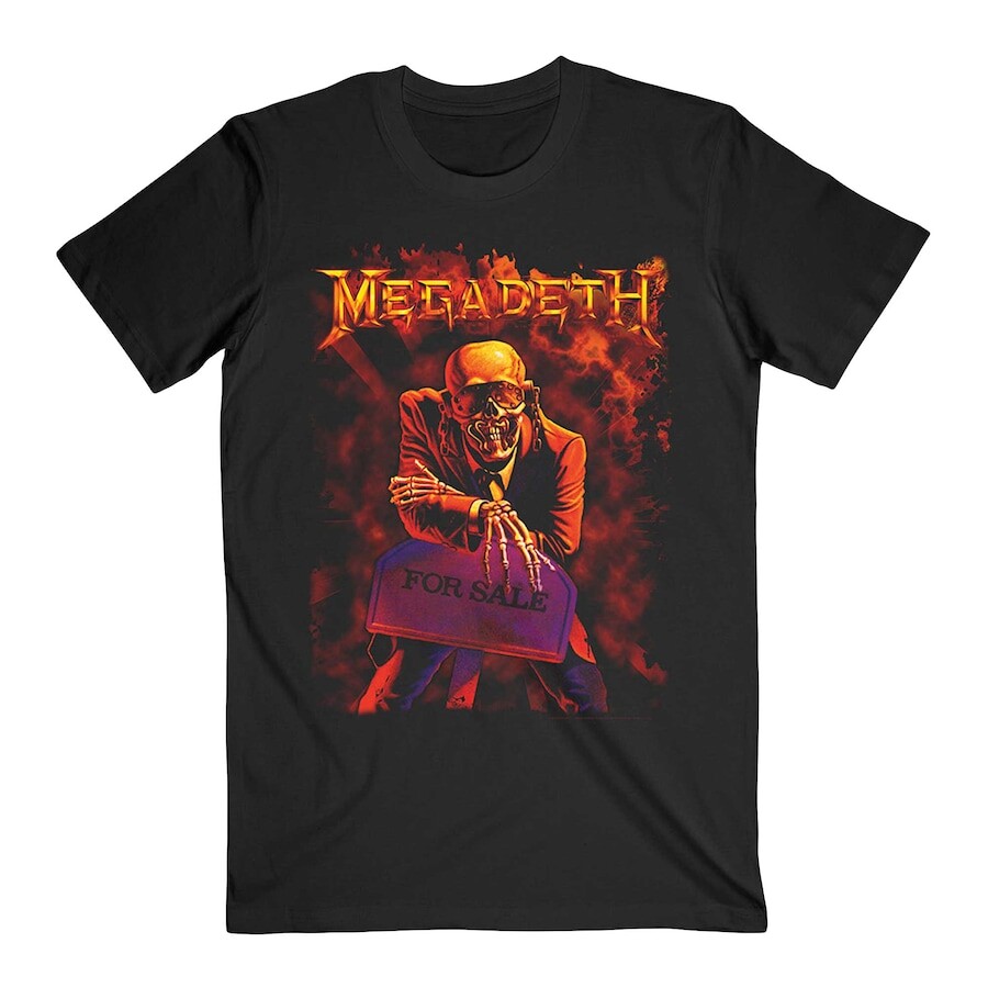 

Футболка с коротким рукавом Rock Off Megadeth, черный