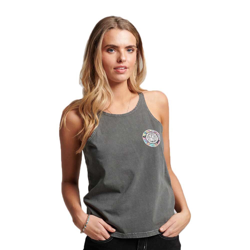

Футболка Superdry Vintage Tribal Surf Sleeveless O Neck, серый