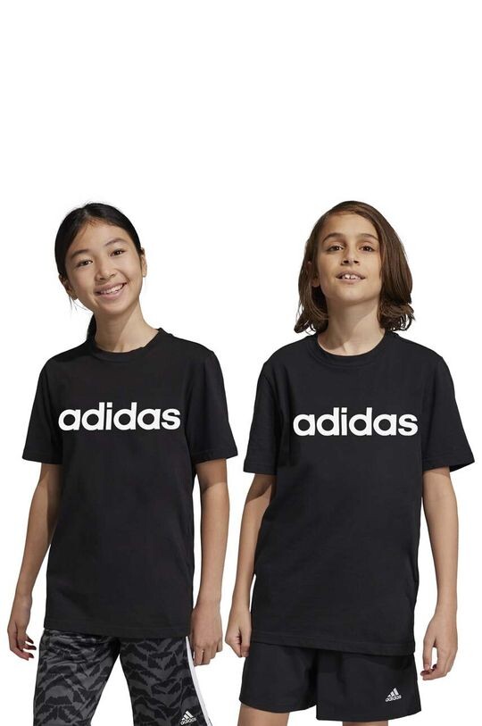 

Детская хлопковая футболка U LIN adidas, черный
