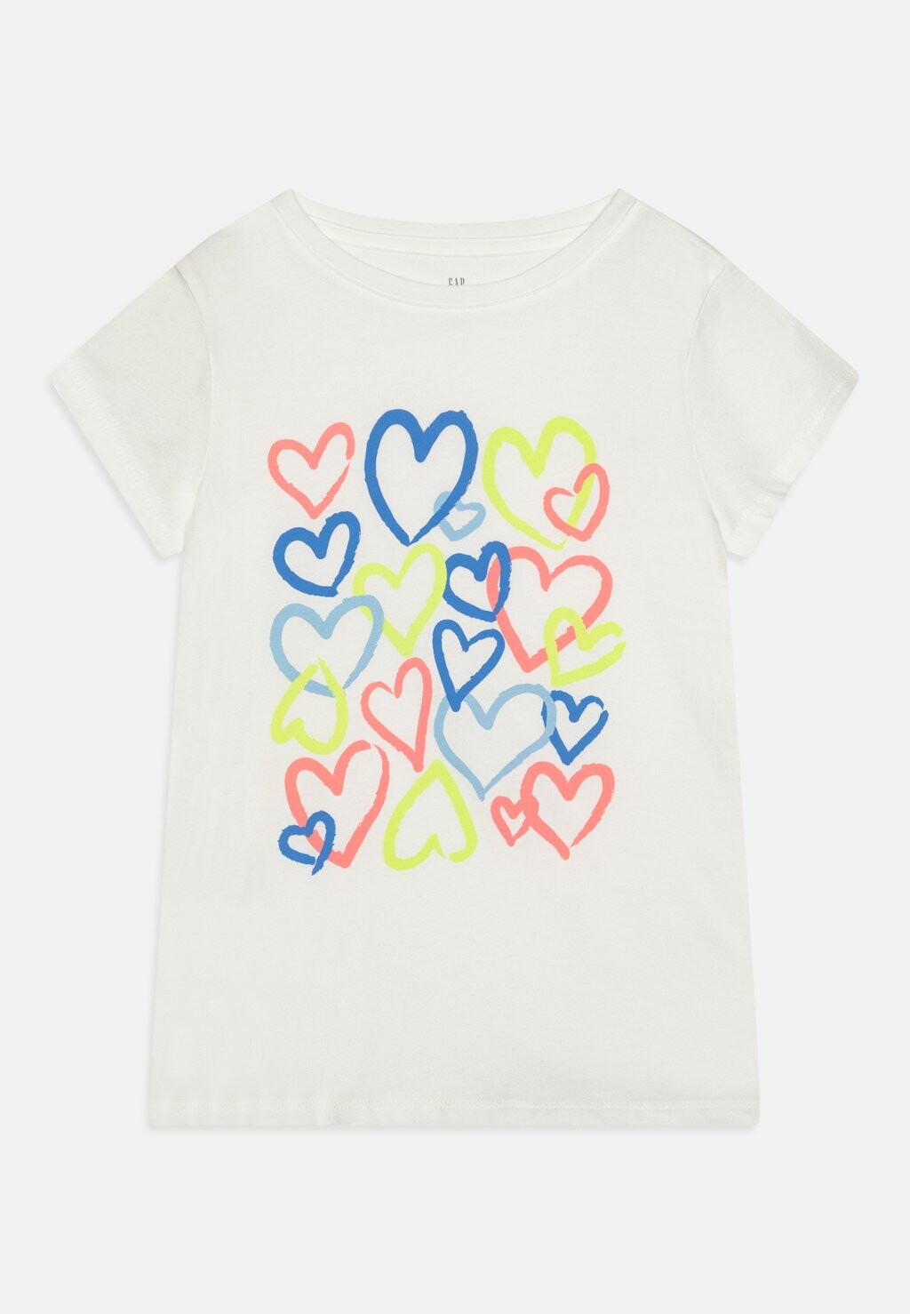 

Футболка с принтом Girls GAP, цвет new off white