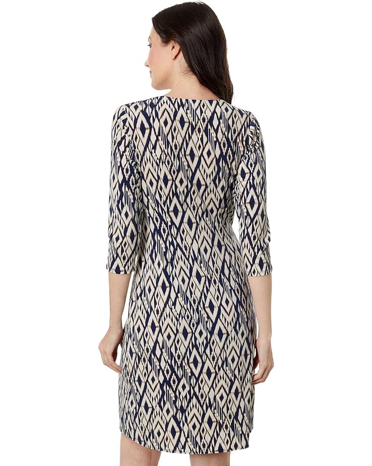 

Платье Tommy Bahama Clara Isla Ikat 3/4 Sleeve Dress, цвет Island Navy