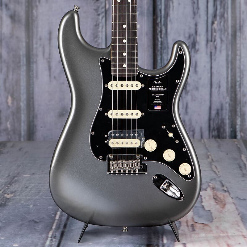 

Электрогитара Fender American Professional II Stratocaster, HSS, Mercury