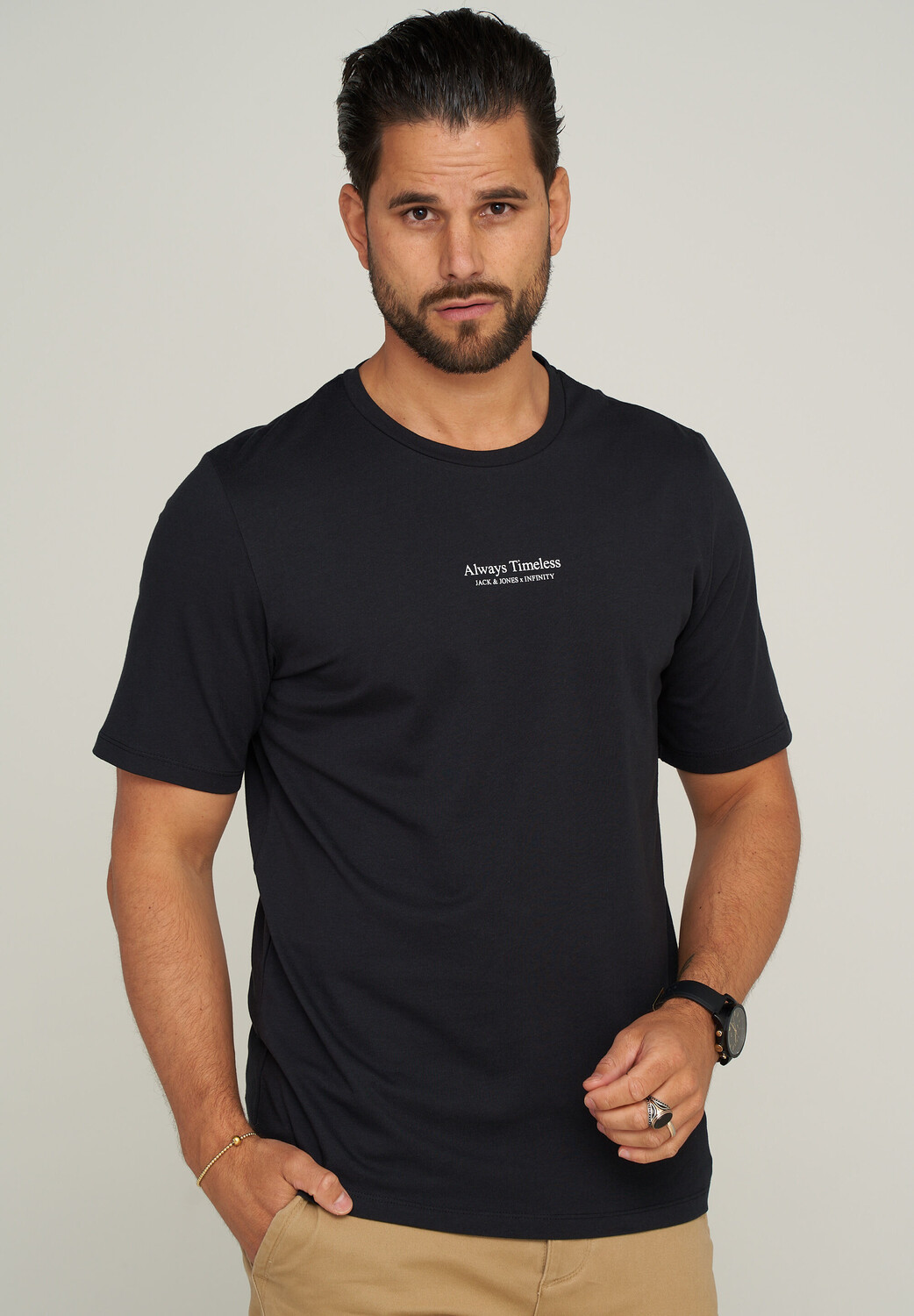 

Футболка Jack & Jones JPRMARC INFINITY TEE SS CREW NECK, черный