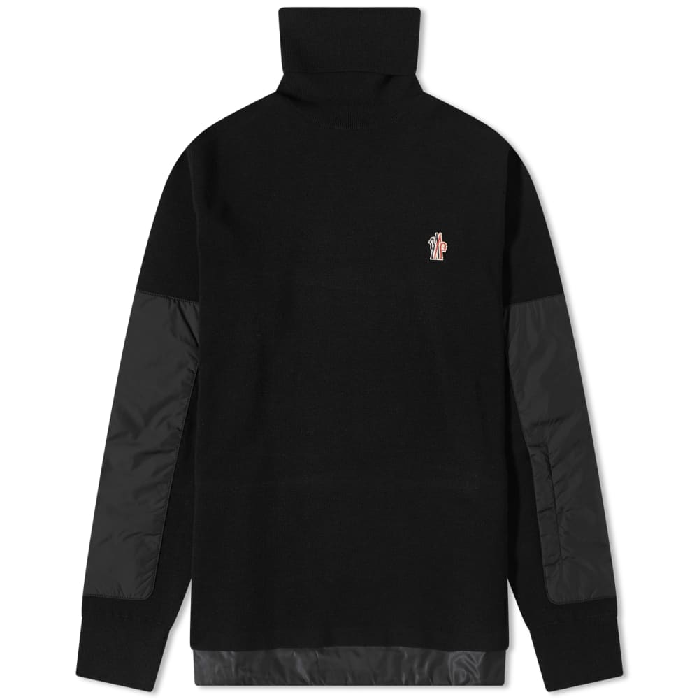 Трикотаж Moncler Grenoble Crew, черный moncler grenoble утепленный трикотаж черный темно синий