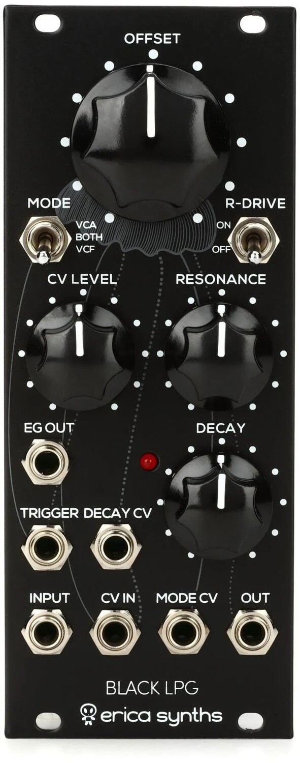 

Erica Synths Black LPG Аналоговый модуль нижних частот Eurorack Eurorack
