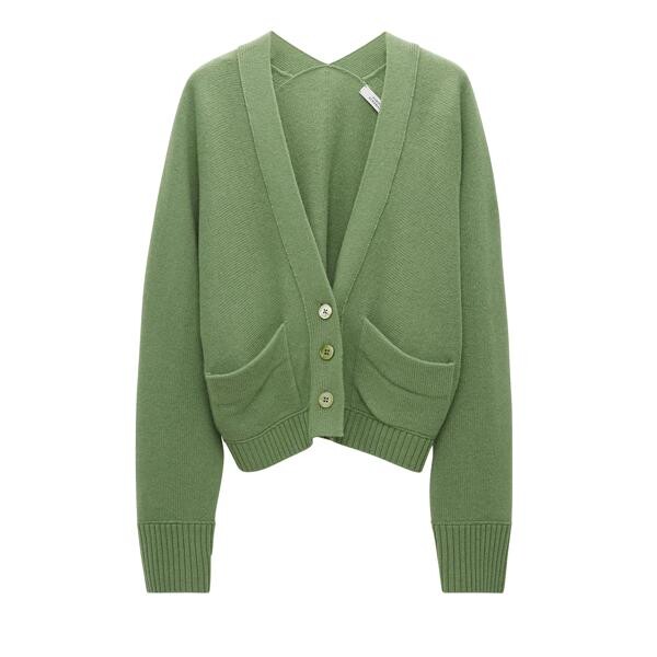 

Кардиган modern statements cardigan soft green Dorothee Schumacher, мультиколор