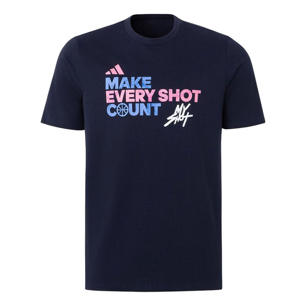 

Футболка adidas My Shot Verbiage Graphic T-Shirt 'Legend Ink', черный
