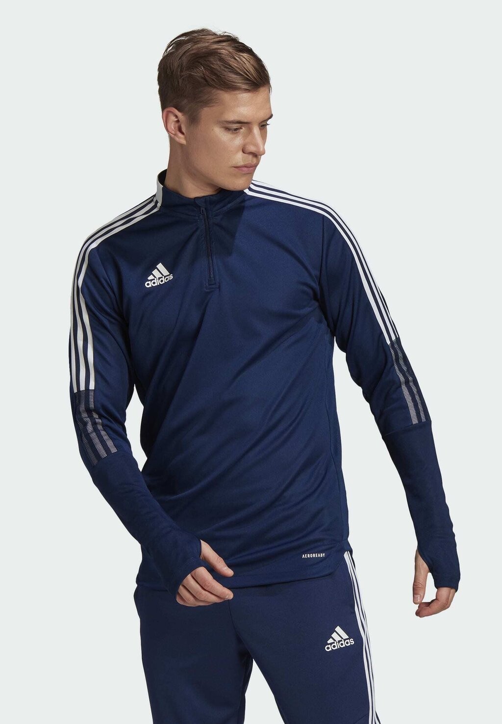 

Футболка с длинными рукавами Adidas, синий