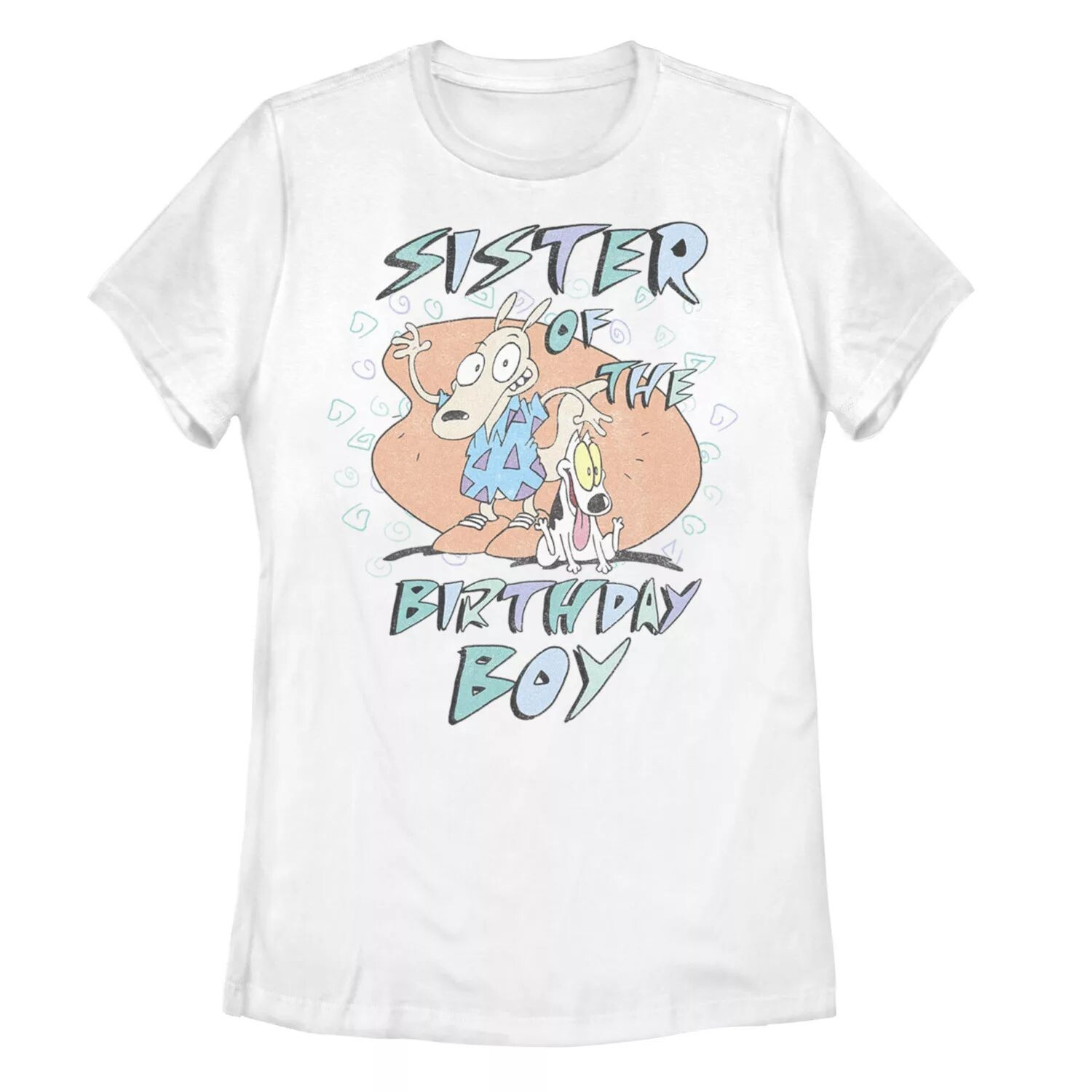 

Футболка Rocko's Modern Life для юниоров, сестра именинника Licensed Character