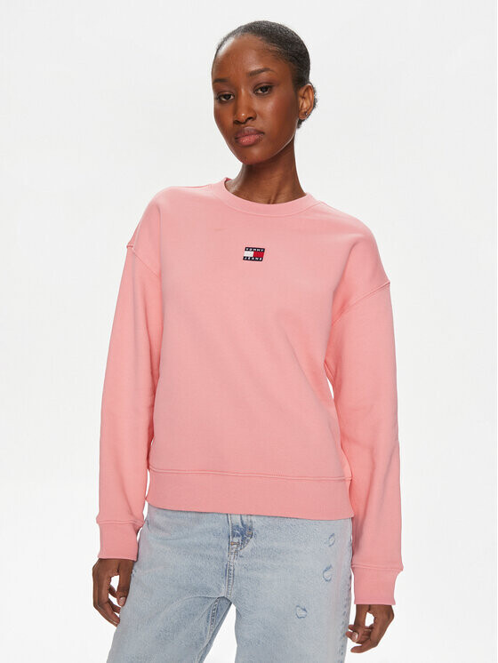 

Толстовка обычного кроя Tommy Jeans, розовый