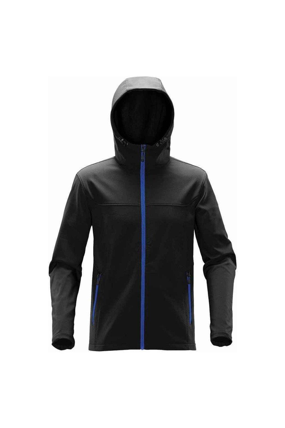 Куртка Soft Shell с капюшоном Orbiter Stormtech, черный куртка soft shell orbiter stormtech темно синий