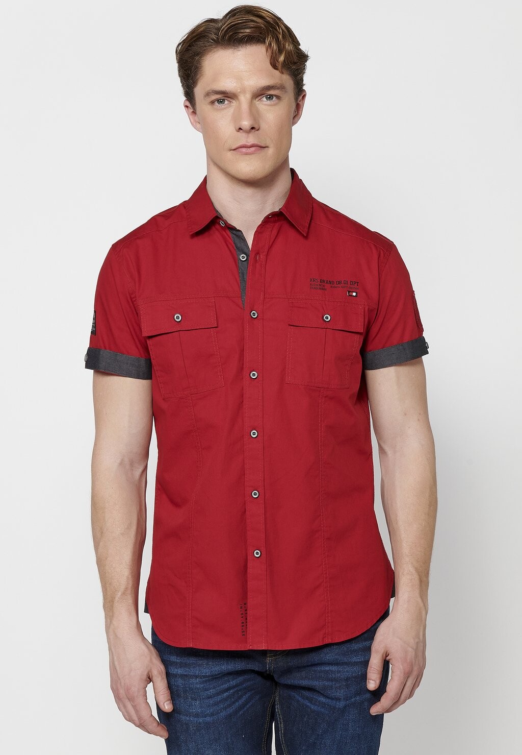 

Рубашка SHORT SLEEVE Koroshi, красный