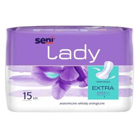 

Прокладки урологические женские Seni Lady Extra 14х29,5см 15 шт.