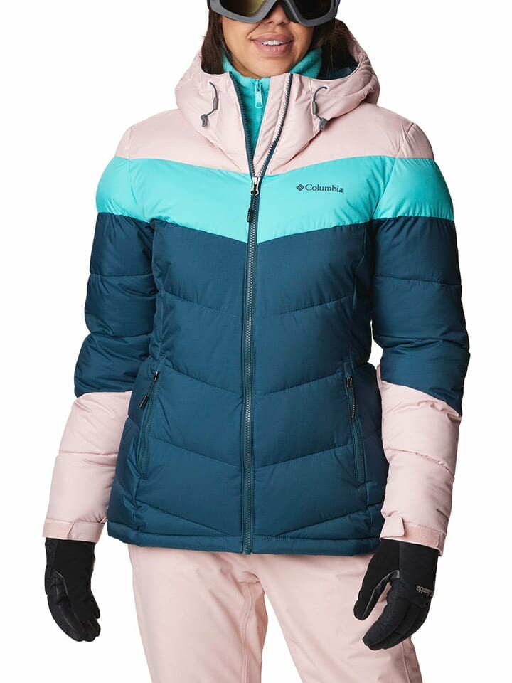 

Лыжная куртка Columbia AbbotPeak, цвет blau/rosa