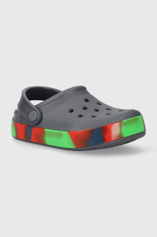 

Crocs Детские тапочки OFF COURT GLOW BAND CLOG, серый