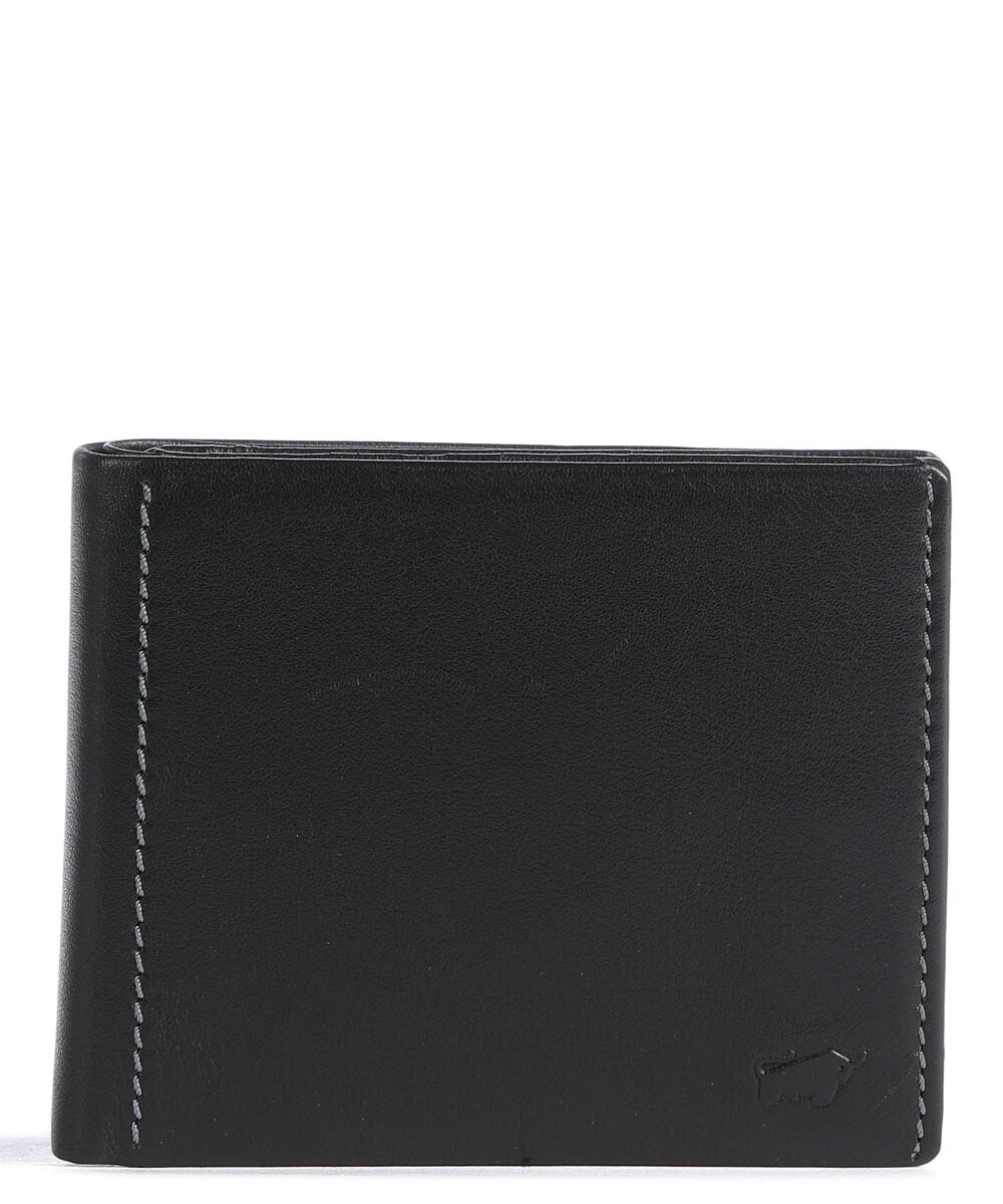

кошелек Генри из кожи ягненка Braun Büffel, черный