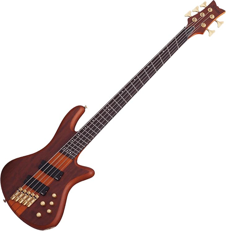 цена Басс гитара Schecter Stiletto Studio-5 FF Electric Bass Honey Satin