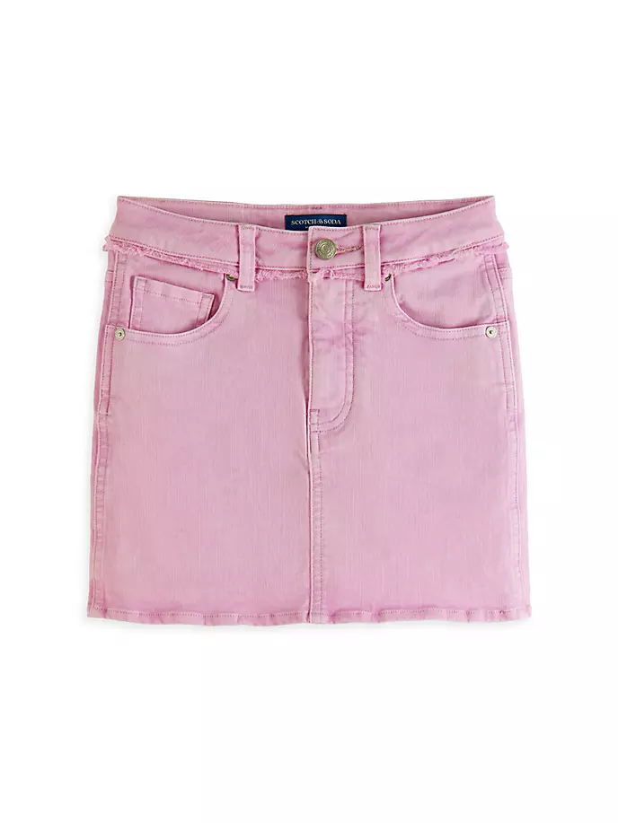 

Джинсовая мини-юбка для маленьких девочек и девочек Scotch & Soda, цвет lilac