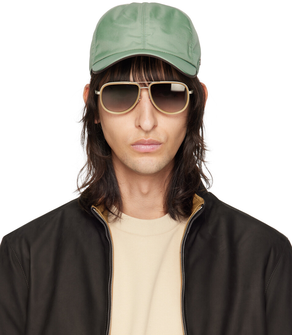 

Зеленая бейсболка из технической ткани Zegna