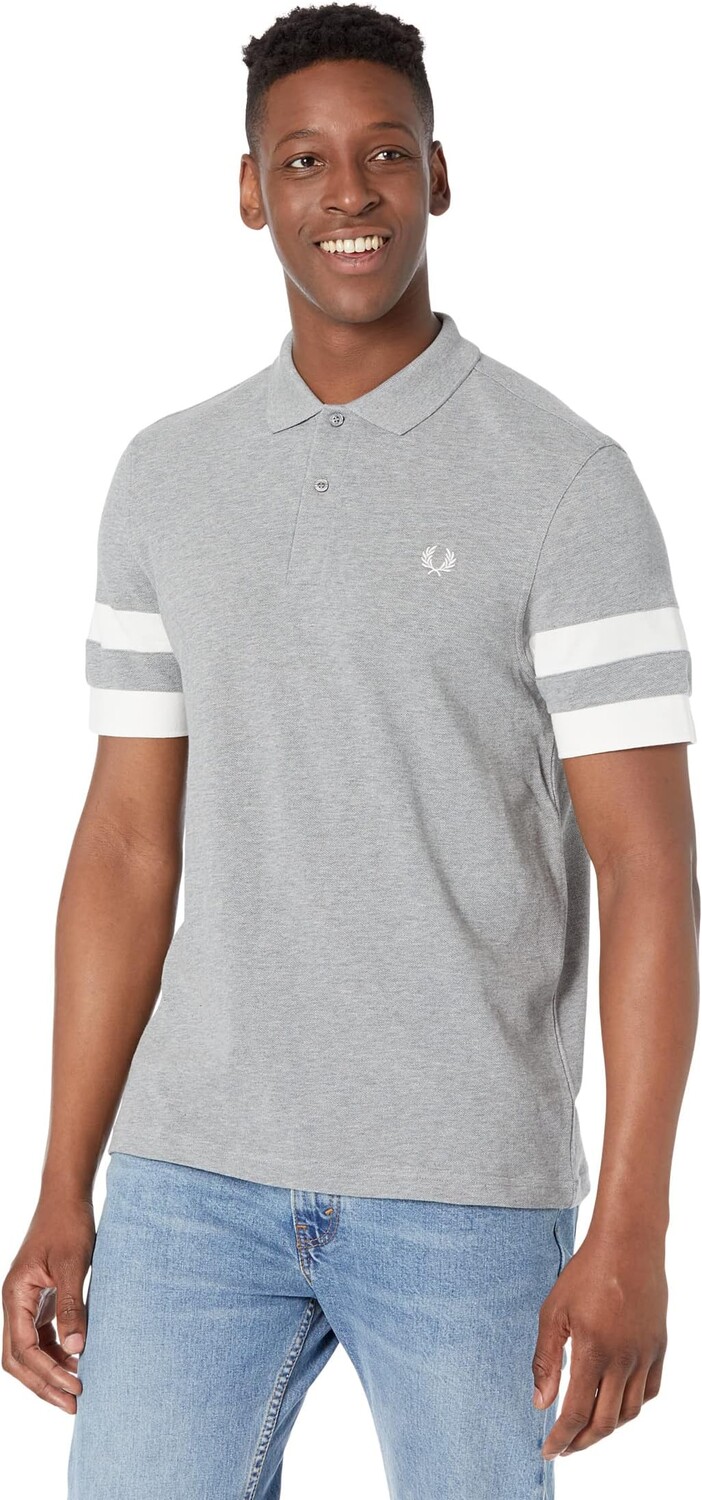 

Рубашка-поло Bold Tipped Polo Shirt Fred Perry, цвет Steel Marl