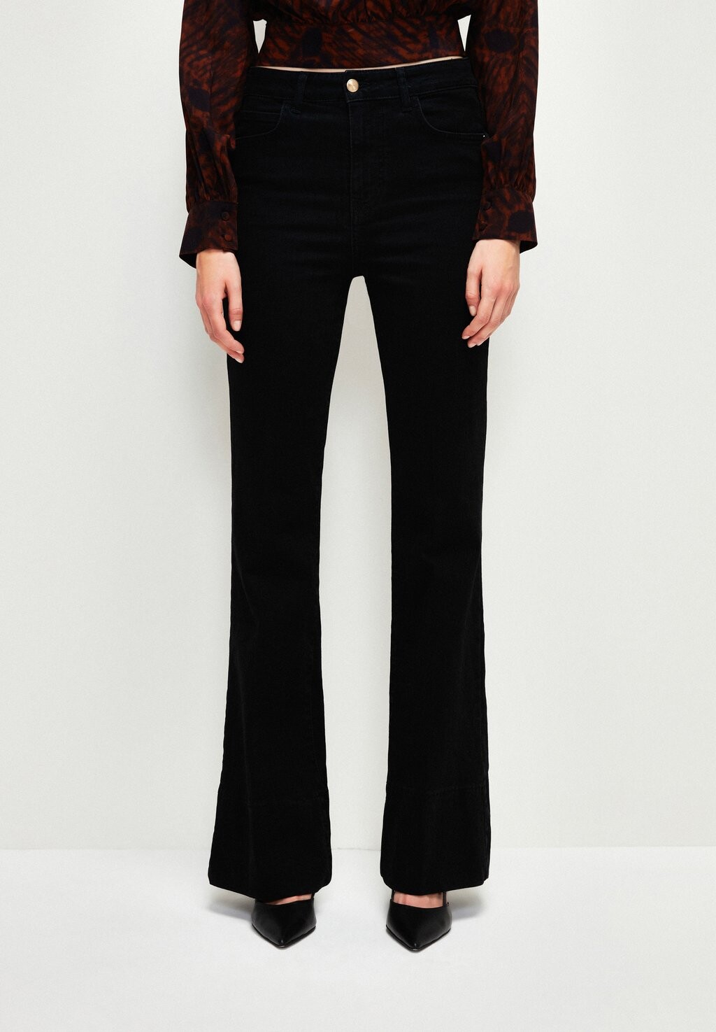 

Джинсы Bootcut High Waist adL, черный